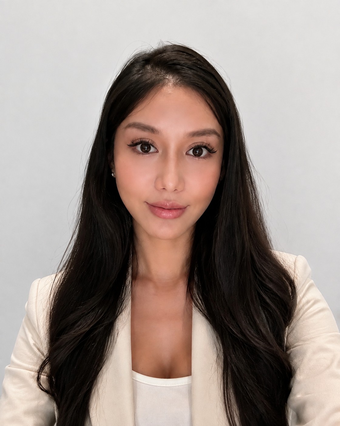 Kelly Khoo working in her office